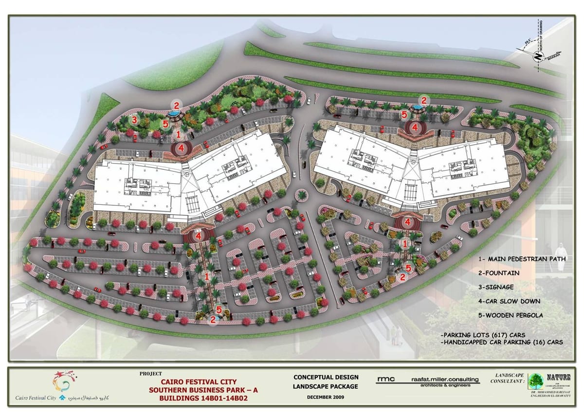 káhira festival city mapě