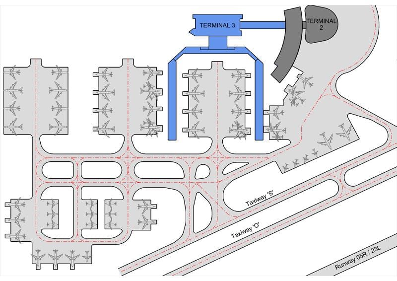 cairo airport terminal 3 mapa