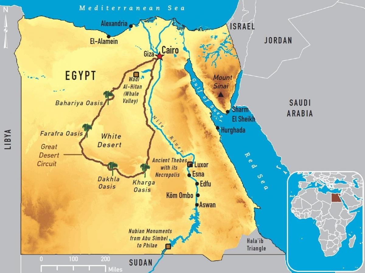 káhira mapa světa