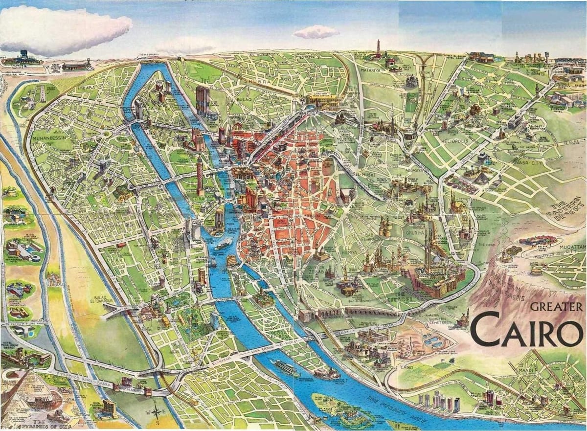Mapa staré káhiry