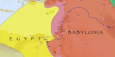 Mapa babylon, egypt