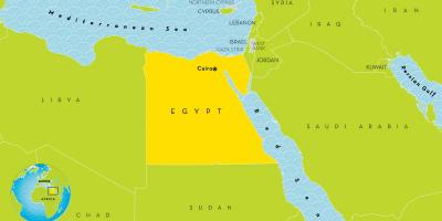 Hlavní město egypta mapě