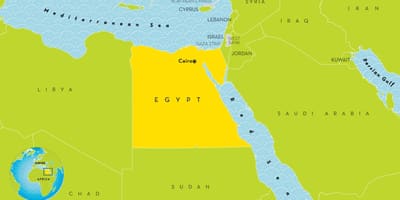 Afrika mapa káhiry