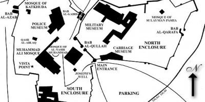 Mapa káhiry citadela
