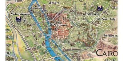 Mapa mohandeseen káhira