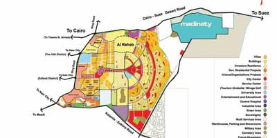 Mapa new cairo city