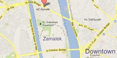 Zamalek káhira mapa